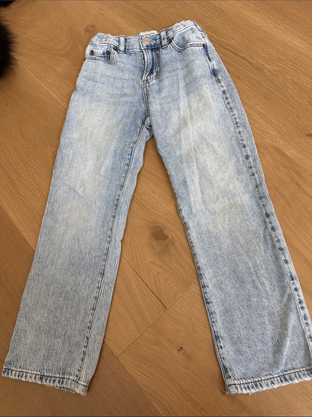 Abercrombie & Fitch Light Blue Kids Straight-Leg Jeans